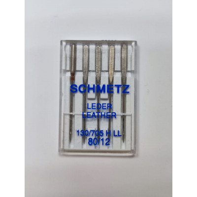 Schmetz иглы для кожи 80, 5 шт